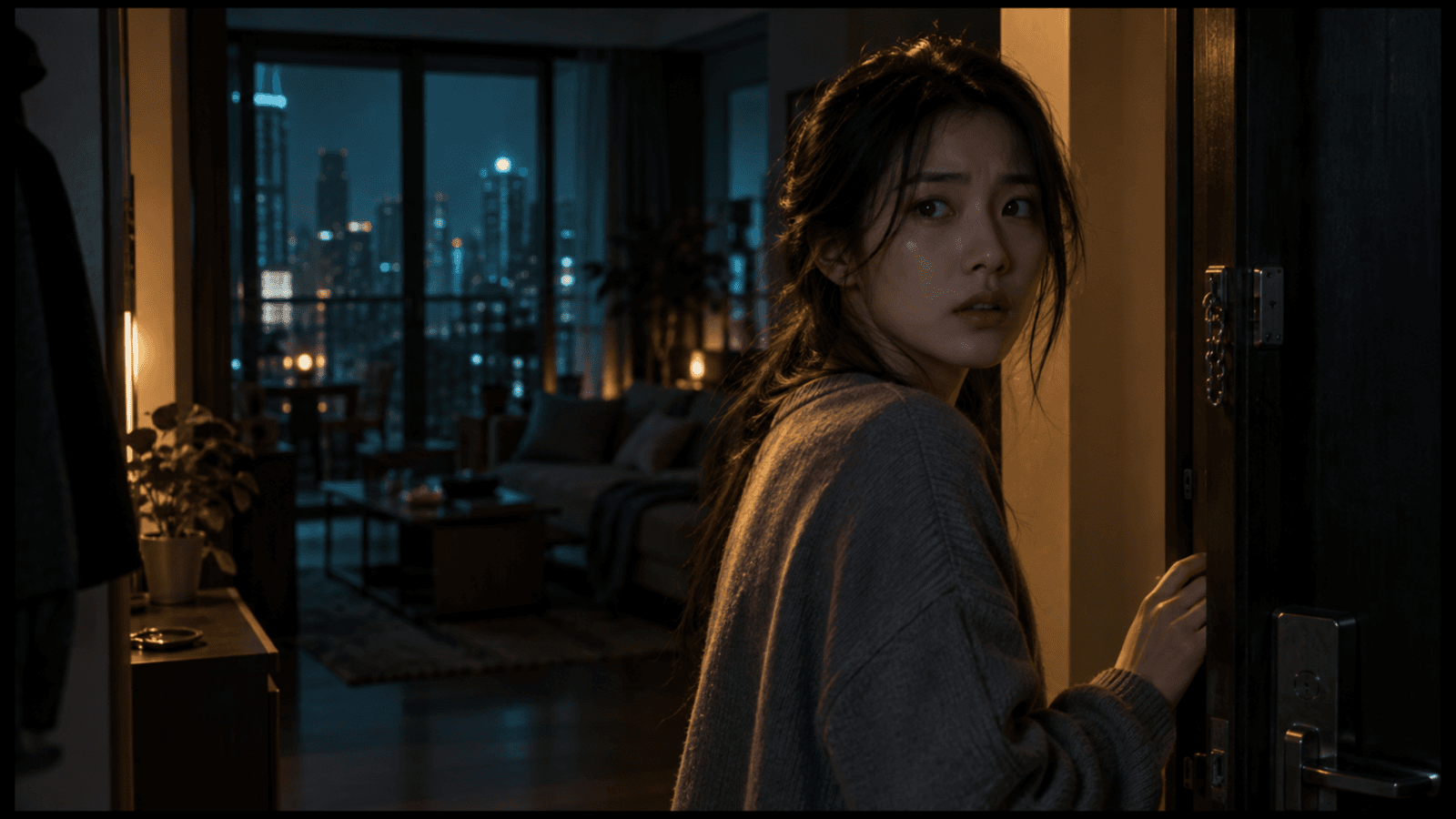 Cinematic AI-generated micro-drama scene